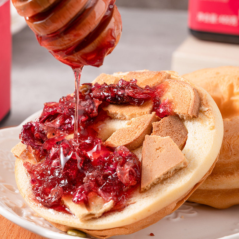 滇园 蜜酿玫瑰酱400g云南特产特色果酱泡水花酿冰粉鲜花糖水烘培,淘宝优惠券,粉丝福利购,淘宝优惠卷