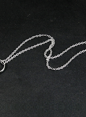 方块钛钢刻字戒指吊坠王一博同款