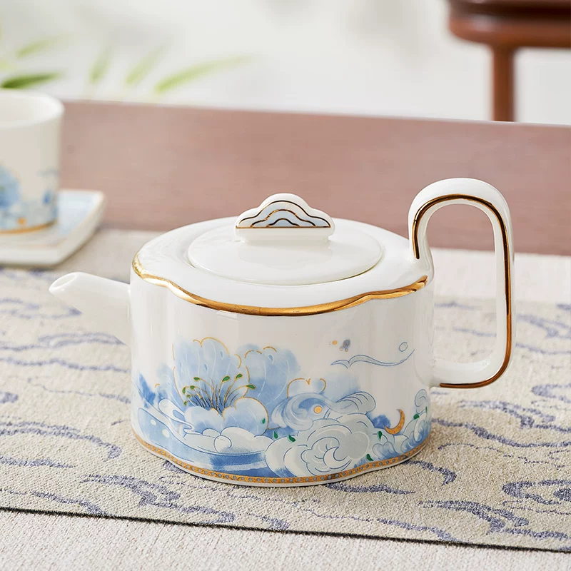 华光 Tea set, high-end gift box, Chinese style, light luxury style