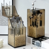 Настольная косметическая коробка для хранения, туалетный столик, помада, блеск для губ, карандаш для бровей, изысканный стиль