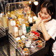 Internet celebrity transparent dust-proof cosmetics storage box