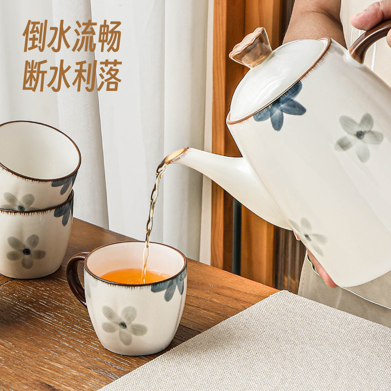 釉下彩茶杯茶壶功夫茶具套装中式家用2023新款陶瓷泡茶具礼盒日式