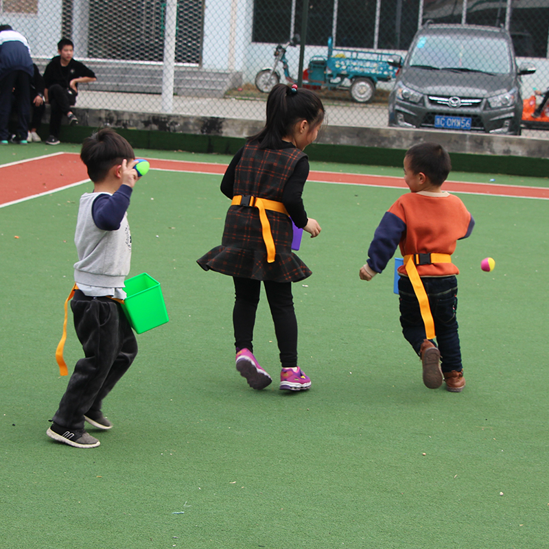 幼儿园抓揪尾巴玩具儿童亲子活动户外体育游戏感统训练器材粘球衣-图2
