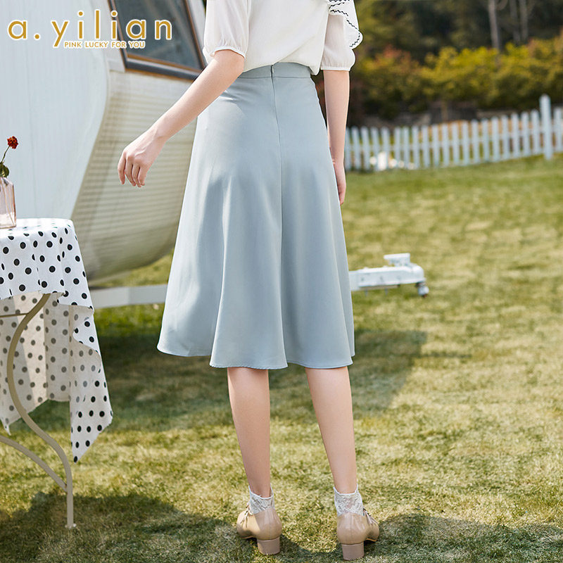 阿依莲半身裙女2020宽松显瘦裙子 ayilian半身裙