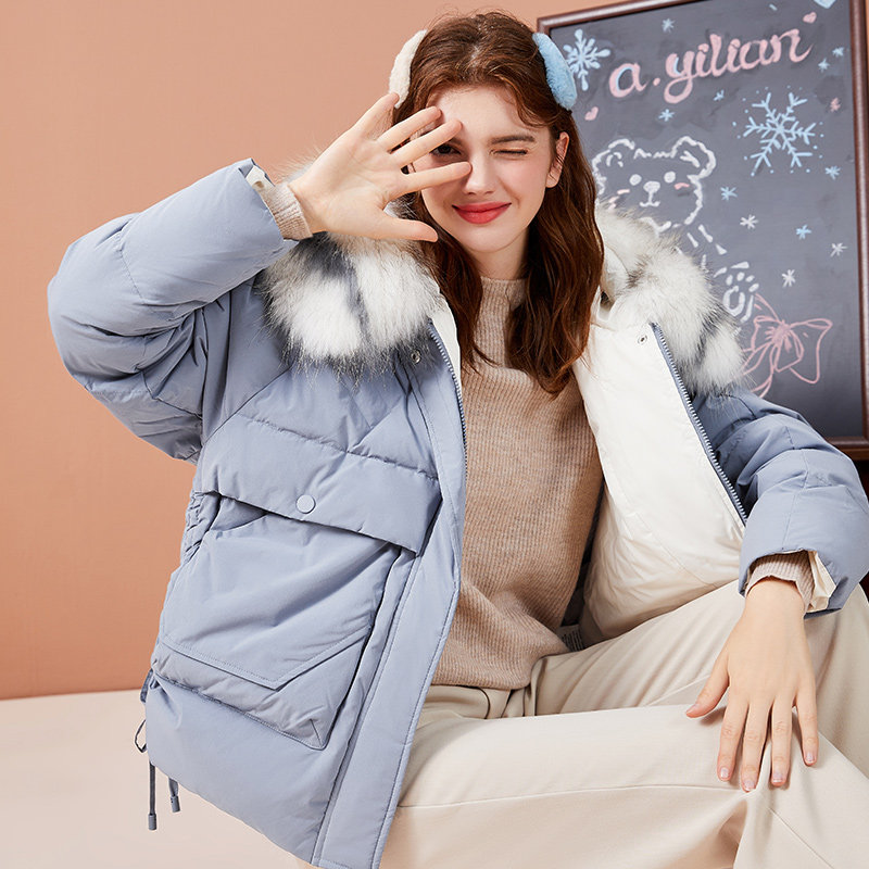 【直播专享】2020冬季新款短款白鸭绒 ayilian羽绒服