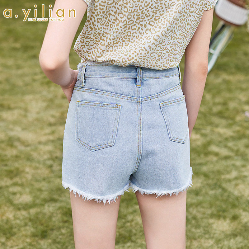 阿依莲女2020夏新款时尚百搭绣短裙 ayilian休闲裤