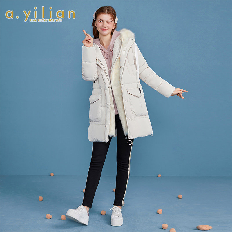 阿依莲2020秋冬新款轻薄冬羽绒服 ayilian羽绒服