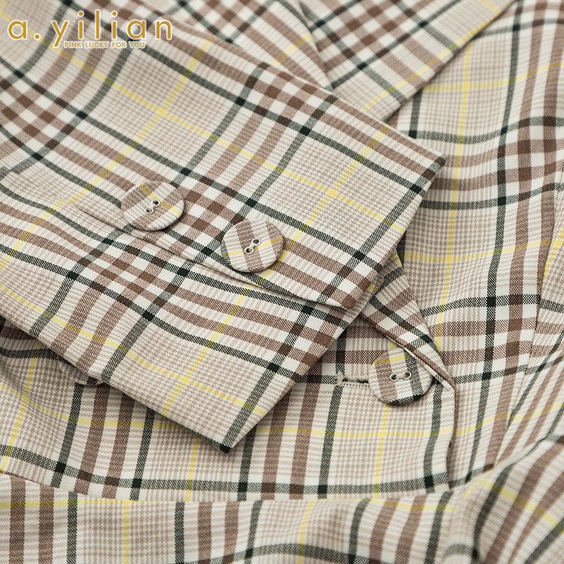 阿依莲2021新款气质女神范连衣裙 ayilian连衣裙