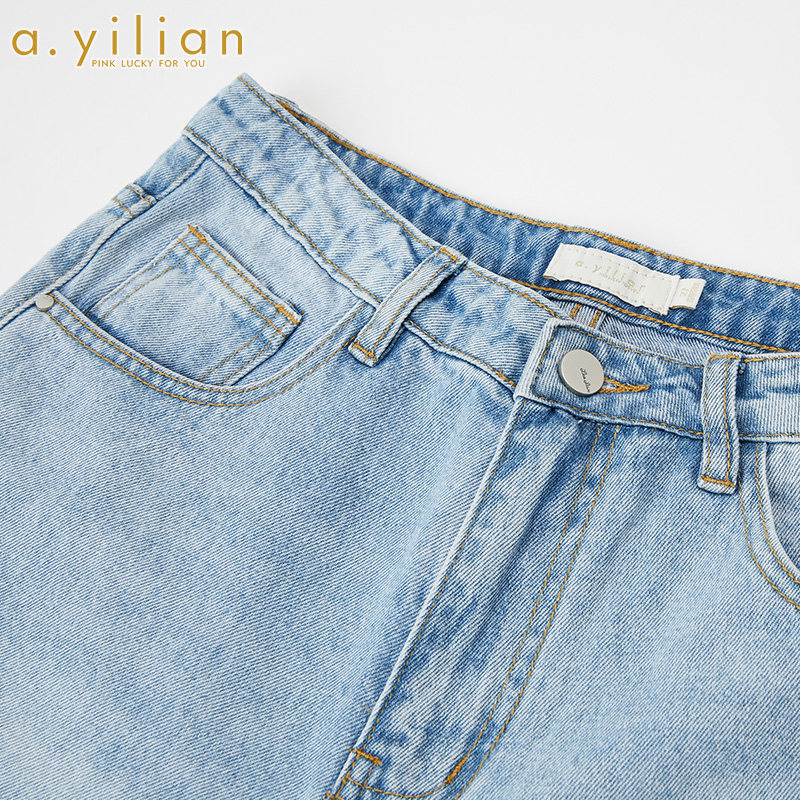 阿依莲2020 ayilian牛仔裤