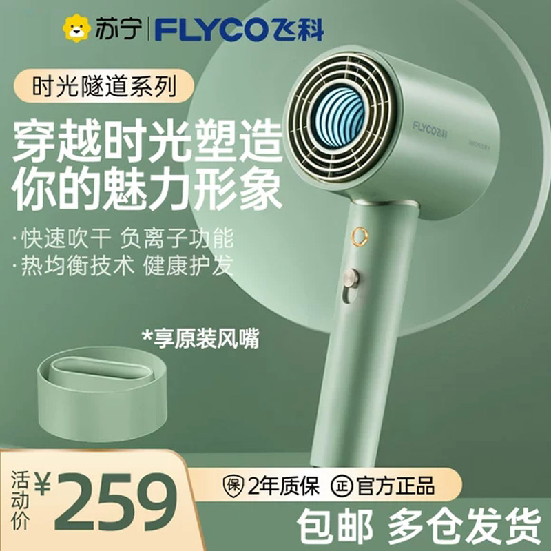 Flyco/飞科电吹风机家用大功率高速干负离子护发宿舍用学生FH6310