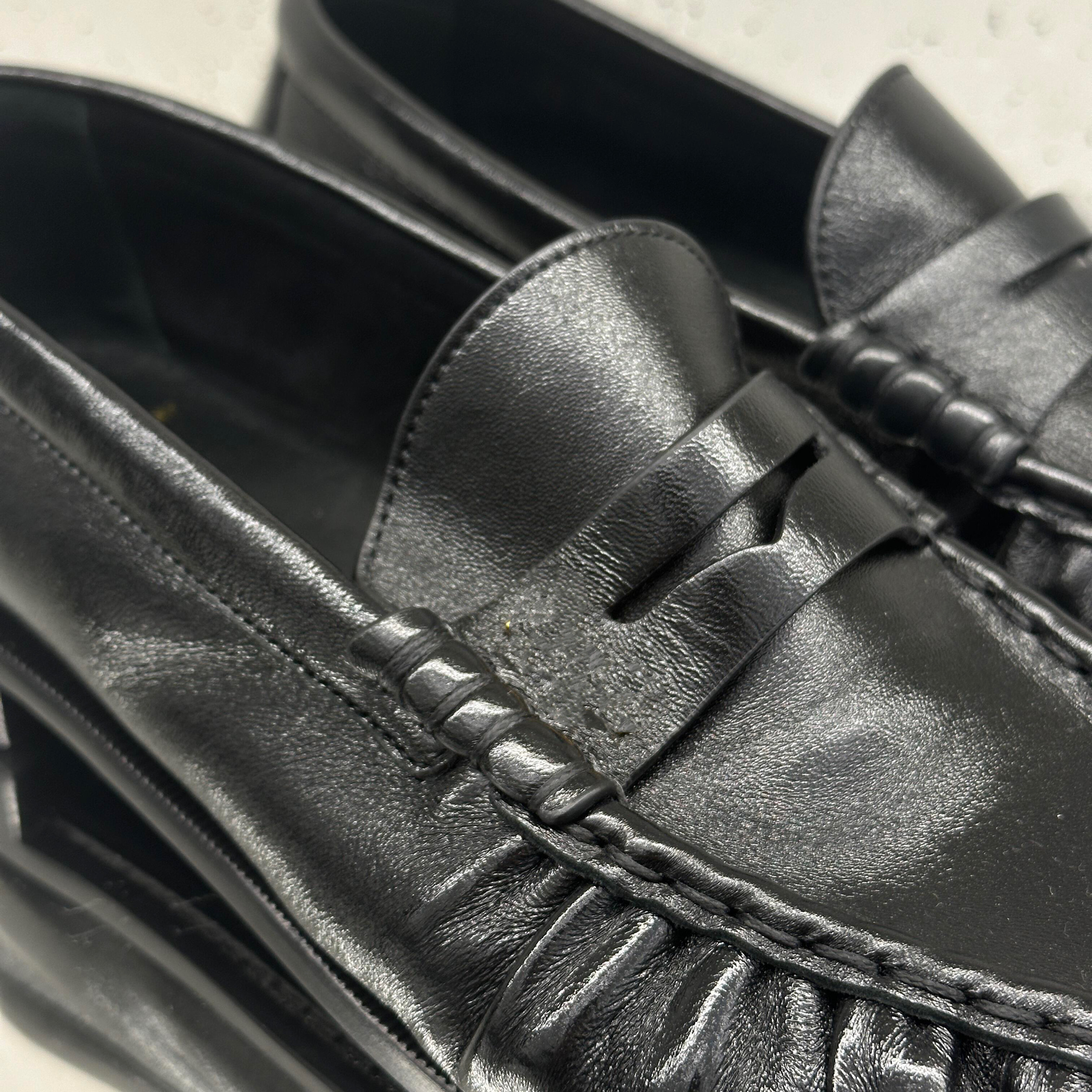 暗黑复古褶皱鳗鱼乐福鞋男女一脚蹬懒人鞋尖头德比鞋粗跟休闲皮鞋,淘宝优惠券,粉丝福利购,淘宝优惠卷