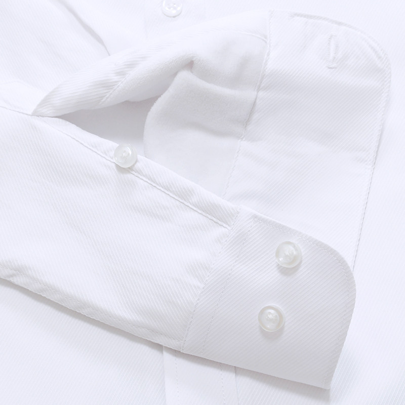 新疆长绒棉男士修身加绒加厚白衬衫 奥优库衬衫