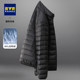 Yalu lightweight down jacket men's short autumn and winter ultra-thin lightweight large size hooded new coat brand