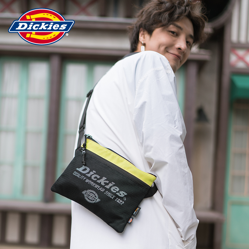 dickies箱包旗舰店Dickies新款品牌LOGO印花斜挎包休闲运动潮流单肩包1