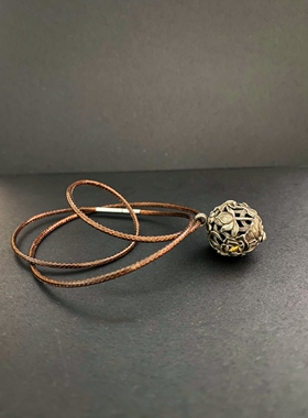 男女925银原创手作吊坠项链