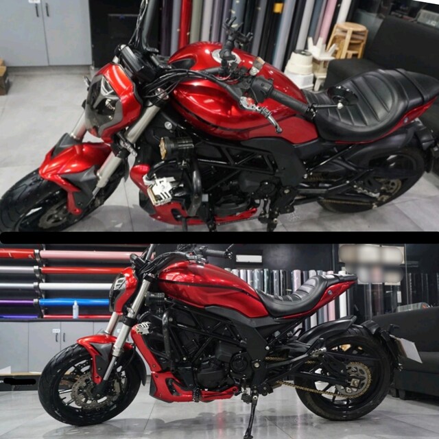 Color Changing Film Red Chixuan Size Cuttable Interior Sticker