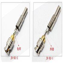 Q9 joint monitoring video wire plug with press glue BNC connector bnc jumper wire connector male head copper core