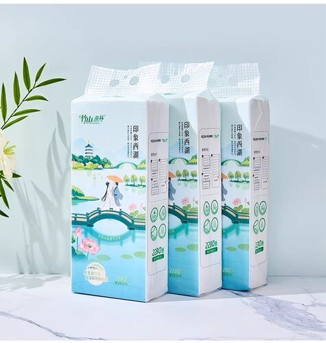 竹山蔗林抽纸纸巾2280张悬挂式底部抽卫生纸挂墙家用纸面巾纸大号 - 图3