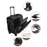 Кенгуру, универсальный чемодан для путешествий, 14 дюймов, ткань оксфорд