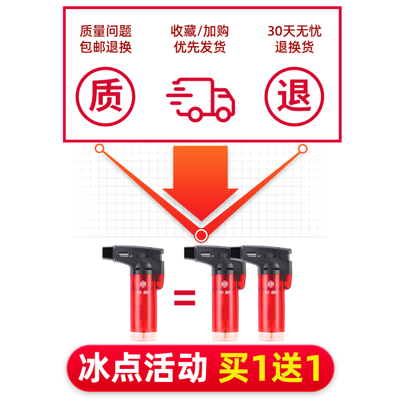 点艾灸专用防风打火机喷火喷枪耐用点火器焊枪长手柄点火枪棒艾柱-图3