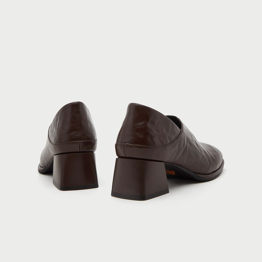 Bata深口单鞋女2026春季商场新款时尚粗跟抓纹羊皮单鞋AAH23AM6,淘宝优惠券,粉丝福利购,淘宝优惠卷