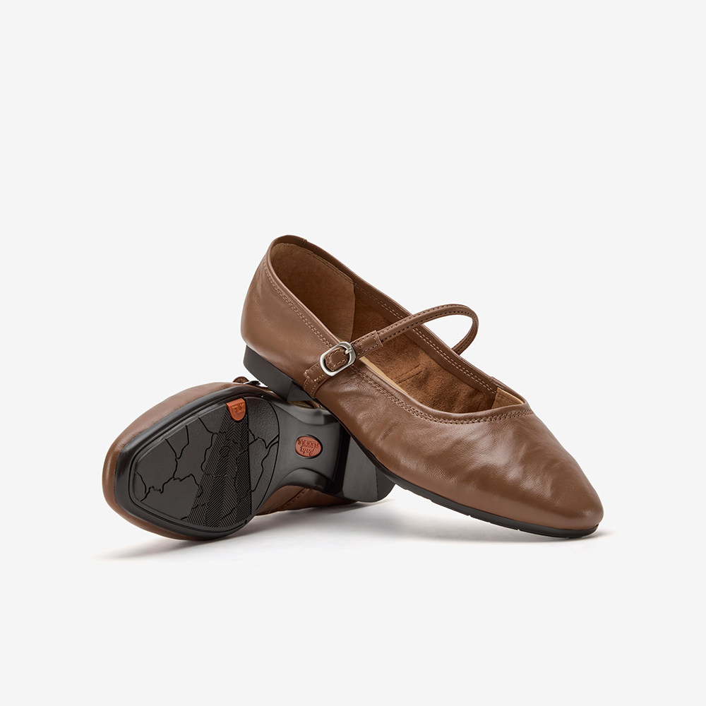 Bata羊皮书女商场新款复古玛丽珍舒适软底浅口单鞋AFY34AQ5,淘宝优惠券,粉丝福利购,淘宝优惠卷