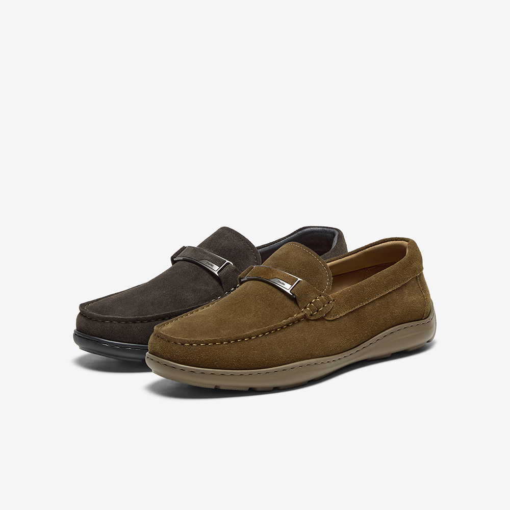 Bata乐福鞋男2025秋季商场新款英伦牛剖皮商务通勤一脚蹬30671CM5,淘宝优惠券,粉丝福利购,淘宝优惠卷