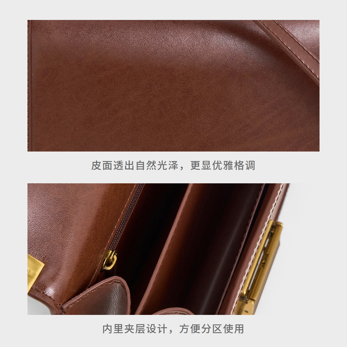 [新年礼物]CHARLES&KEITH豆腐包CK2-80782444复古金属扣腋下包女,淘宝优惠券,粉丝福利购,淘宝优惠卷