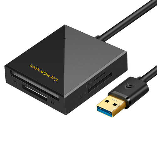 读卡器四合一万能cf/sd卡/ms/tf内存卡typec单反相机高速转手机电脑多功能多合一转换器ccd外接微单u盘 - 图0