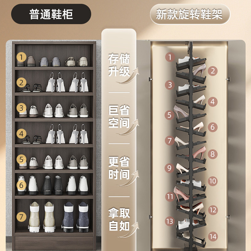 抽拉旋转鞋架360度多功能家用鞋柜内抽拉式鞋子收纳拉篮滑轨五金,淘宝优惠券,粉丝福利购,淘宝优惠卷
