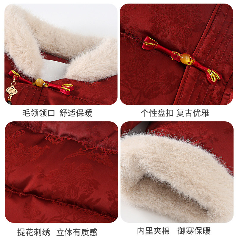 南央中式男童拜年服棉袄唐装冬季儿童喜庆过年衣服宝宝红色新年装,淘宝优惠券,粉丝福利购,淘宝优惠卷