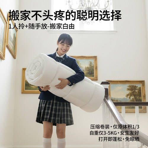 洲际半岛酒店床垫软垫家用卧室垫褥租房用床垫子学生宿舍单人垫被 - 图3