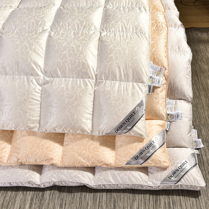 五星级酒店京希尔顿95白鹅绒冬被芯春秋羽绒被子家用真丝加厚保暖,淘宝优惠券,粉丝福利购,淘宝优惠卷