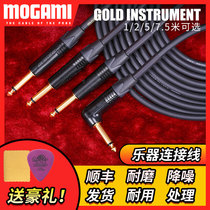 Mogami Gold Instrucment 10FT 18FT 2524 Guitar Connecting Thread Bend straight Head 3 m 5 m