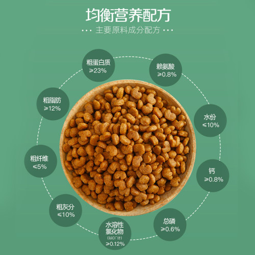 信元发育宝美食森林成犬粮泰迪比熊全价通用果蔬添加狗粮1.5kg - 图0