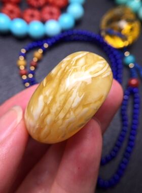 虎皮纹蜜蜡平安扣