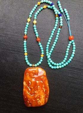 老花蜡蜜蜡全皮平安牌飘花平安牌