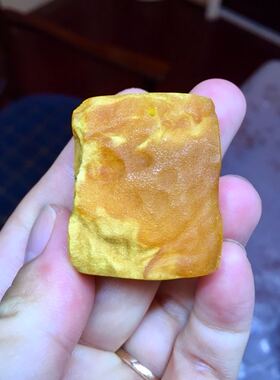 纯天然蜜蜡花纹平安牌