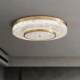 All-copper resin master bedroom room light luxury ceiling lamp