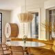 B&B room lamp Chinese style artistic creative fabric lighting