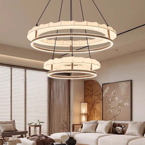 Song's aesthetic Zen tea room chandelier one-word bar table lamp