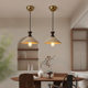 American style living room chandelier, antique style solid wood lamp, bedroom