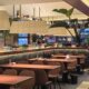 Restaurant lights bar front desk cashier milk tea coffee shop