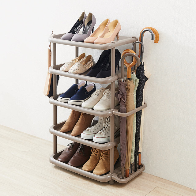 Japanese door umbrella multi-function storage shelf