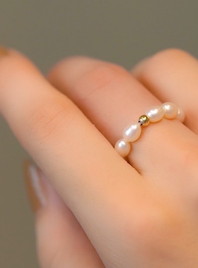 回馈温柔风紫粉色强光泽天然珍珠