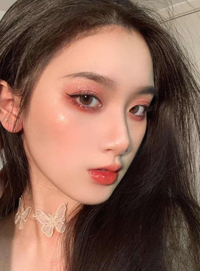 自制手作落在胸口的女脖子饰品