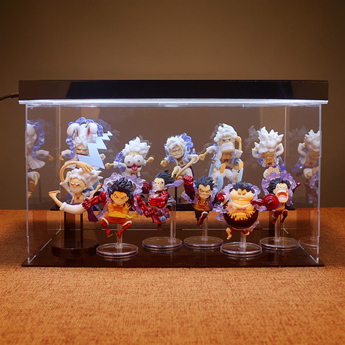 海贼王手办盲盒模型 尼卡路飞 索隆玩偶 七武海艾斯摆件公仔礼物 - 图1