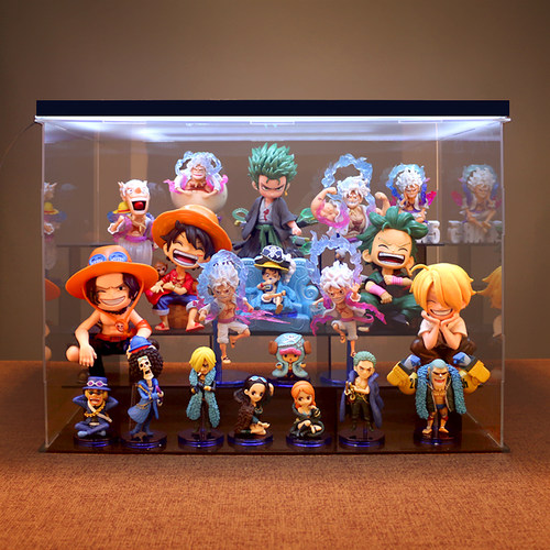 海贼王手办盲盒模型 尼卡路飞 索隆玩偶 七武海艾斯摆件公仔礼物 - 图3