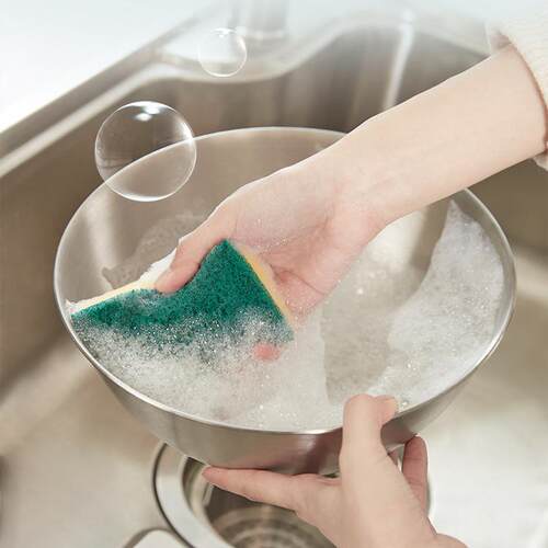 3M思高海绵百洁布厨房专用洗碗神器海绵刷碗布丝瓜络加厚清洁抹布 - 图2
