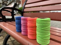 Zibell Show professional custom durable single double wheel hollow bamboo wire insurance core wire single wheel line with wax moment to turn